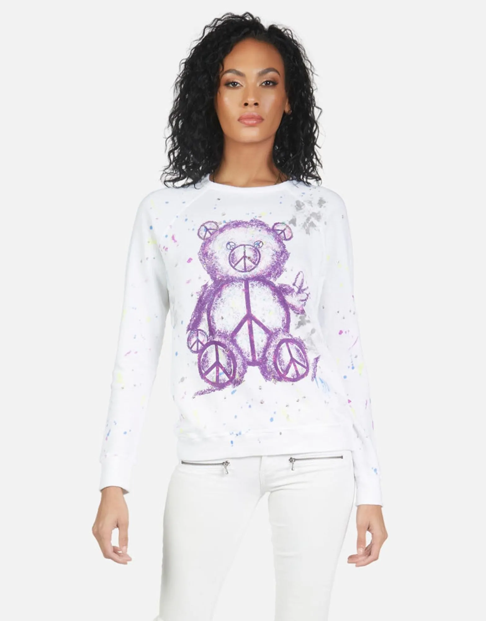 Best Sale Darby Peace Teddy Women Long Sleeve