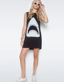 Cheap Deanna Large Shark Sleeveless Dress In | Women Dresses