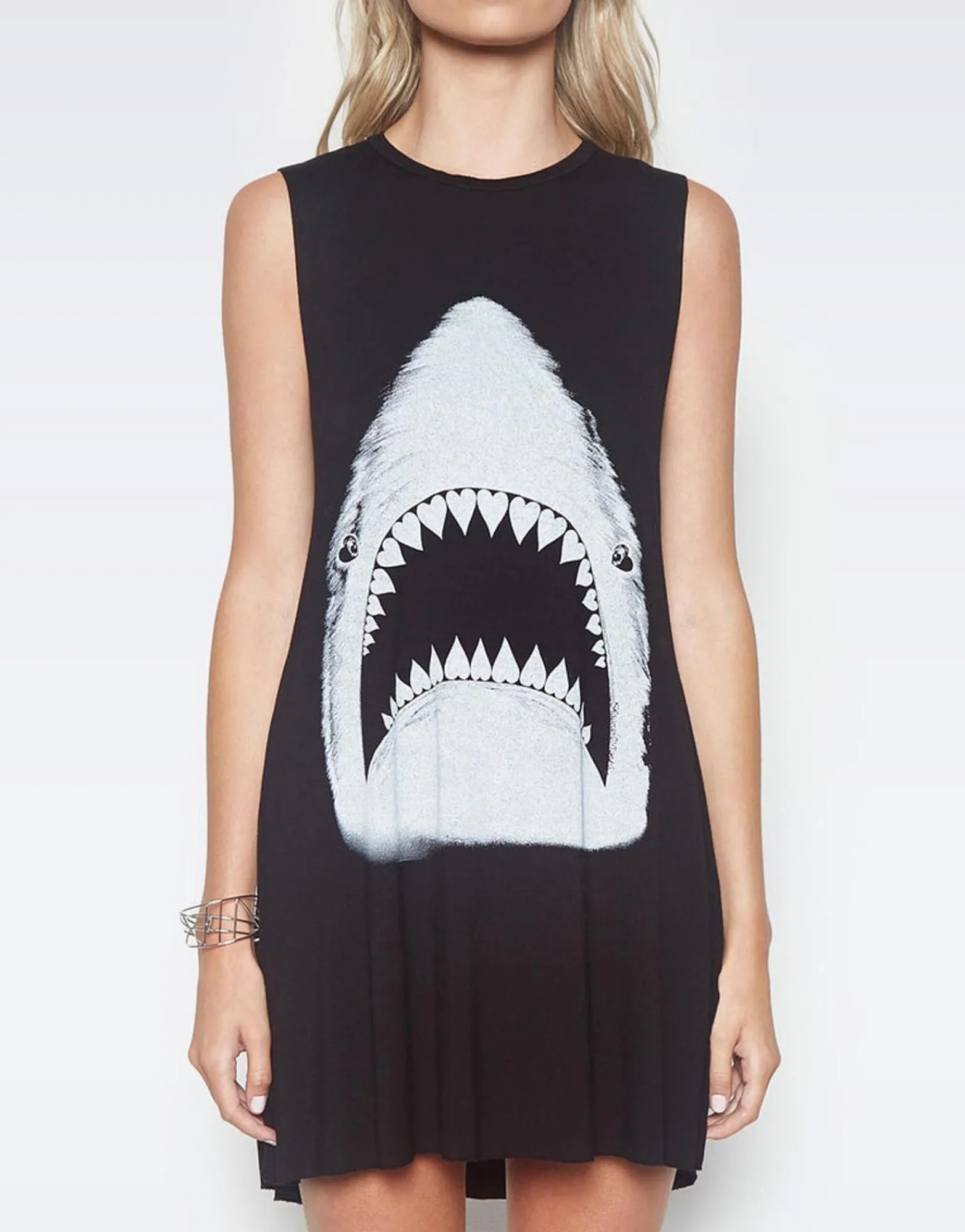 Cheap Deanna Large Shark Sleeveless Dress In | Women Dresses