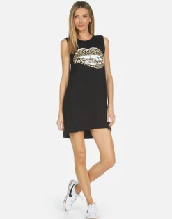Best Deanna Leopard Lip Women Dresses