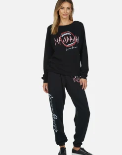 Sale Def Leppard Love Bites L/S Vintage Pullover By Women Long Sleeve