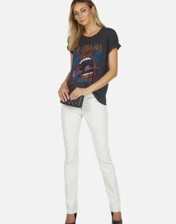 Outlet Def Leppard Love Bites Vintage Band Tee By Women Short Sleeve