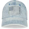 Outlet Denim Flag Patch Hat In | Reina By Hats