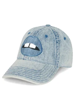 Outlet Denim Lip Patch In | Reina By Hats