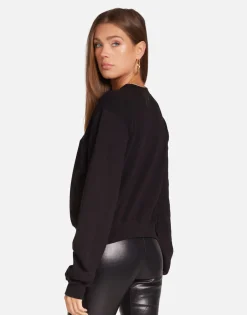 Online Designer Bear Crop Pullover In | Spalding By Women Long Sleeve