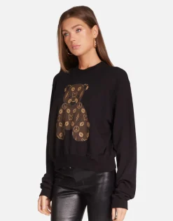 Online Designer Bear Crop Pullover In | Spalding By Women Long Sleeve