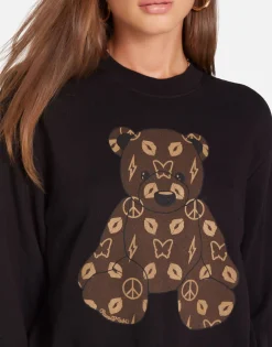 Online Designer Bear Crop Pullover In | Spalding By Women Long Sleeve