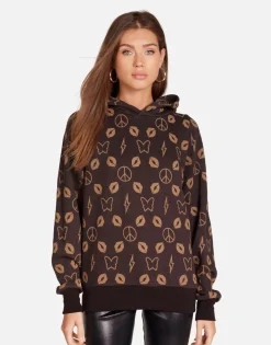 Cheap Designer Bear Hoodie In Brown | Trina By Women Hoodies