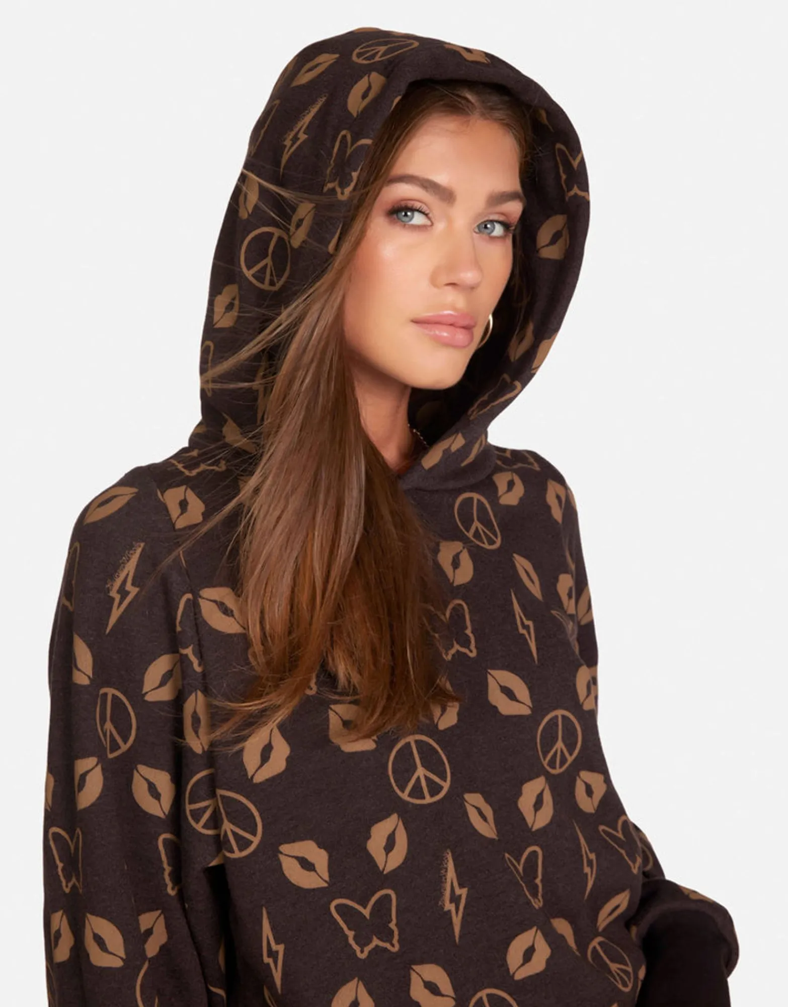Cheap Designer Bear Hoodie In Brown | Trina By Women Hoodies
