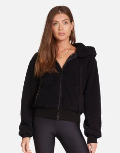 Fashion Designer Bear Sherpa Jacket In | Lumi By Women Jackets