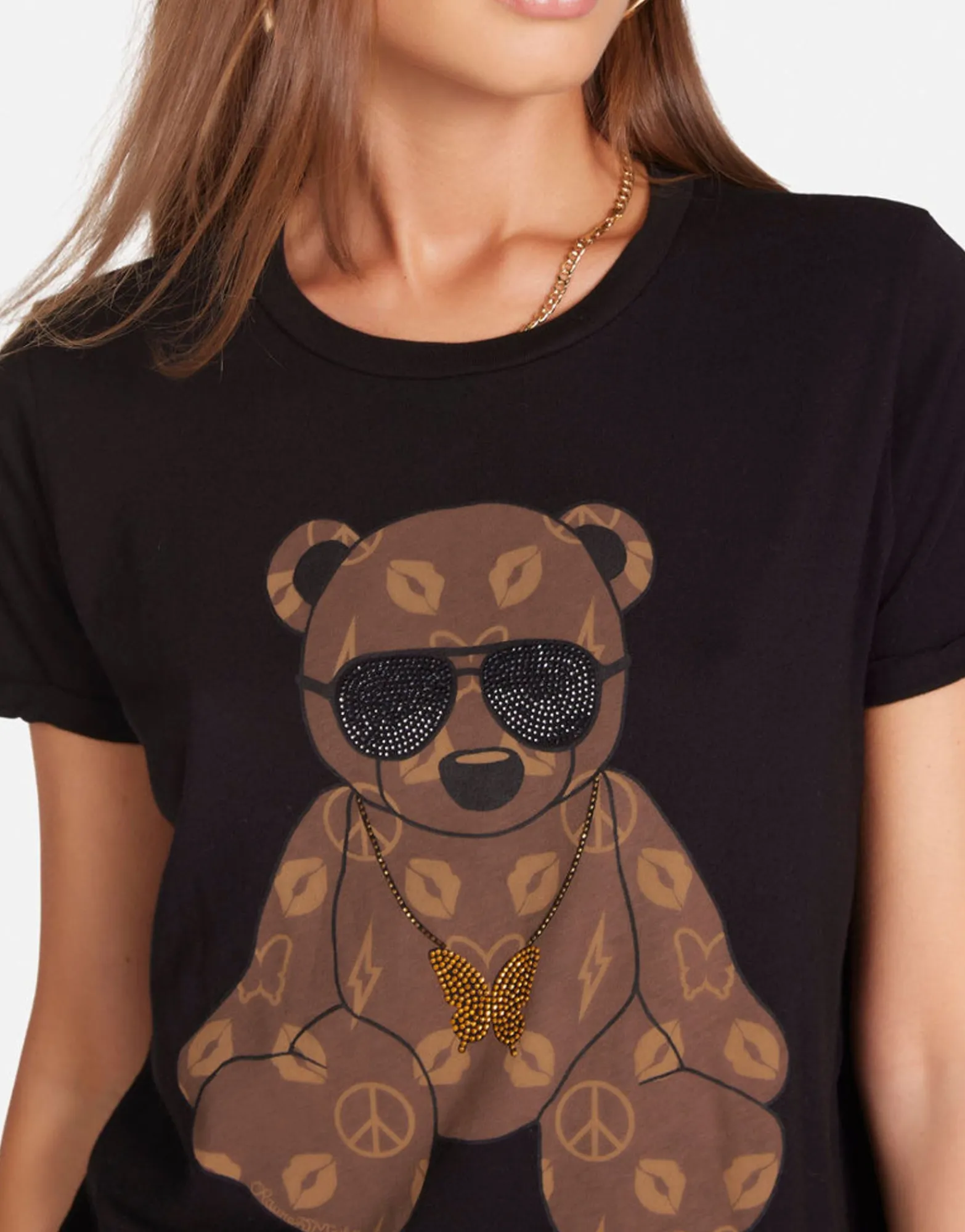 Shop Designer Bear Vintage Tee In | Edda By Women Short Sleeve