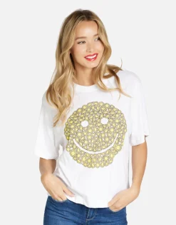 Clearance Diamond Happyface Women'S Tee In | Rue By Women Short Sleeve