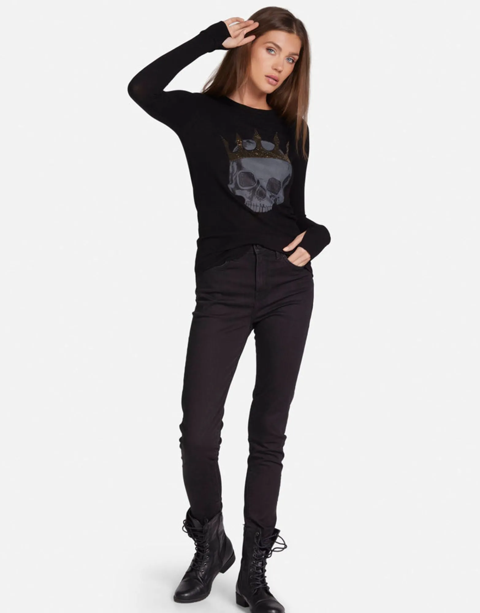 Cheap Diamond Royal Skull Fitted Thermal In | Mckinley By Women Long Sleeve