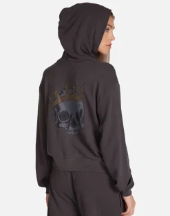 Discount Diamond Royal Skull Hoodie In | Lachelle By Women Hoodies