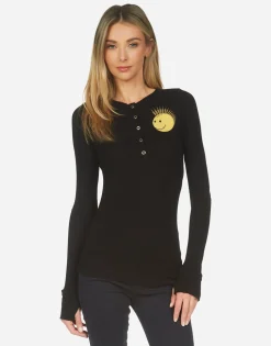 Fashion Diem Punk Happy Eye Women Long Sleeve