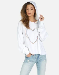 Online Dita Rainbow Heart Women Hoodies