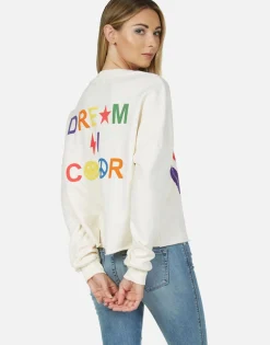 Cheap Dream Rainbow L/S Crop Pullover | Lee By Women Long Sleeve
