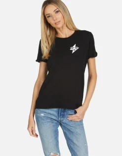 Cheap Edda Bling Star Women Short Sleeve
