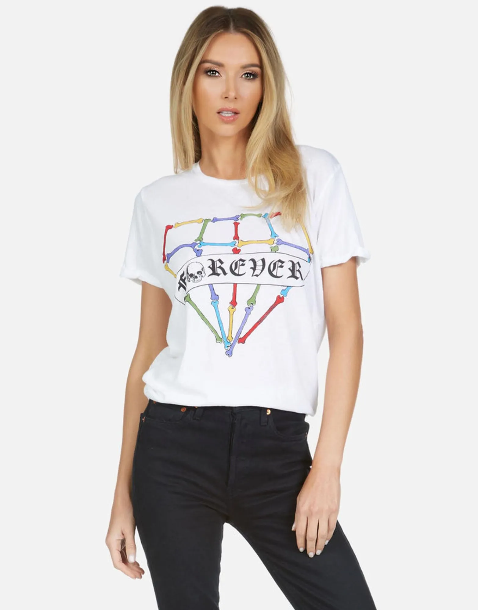 Best Edda Bone Diamond Women Short Sleeve