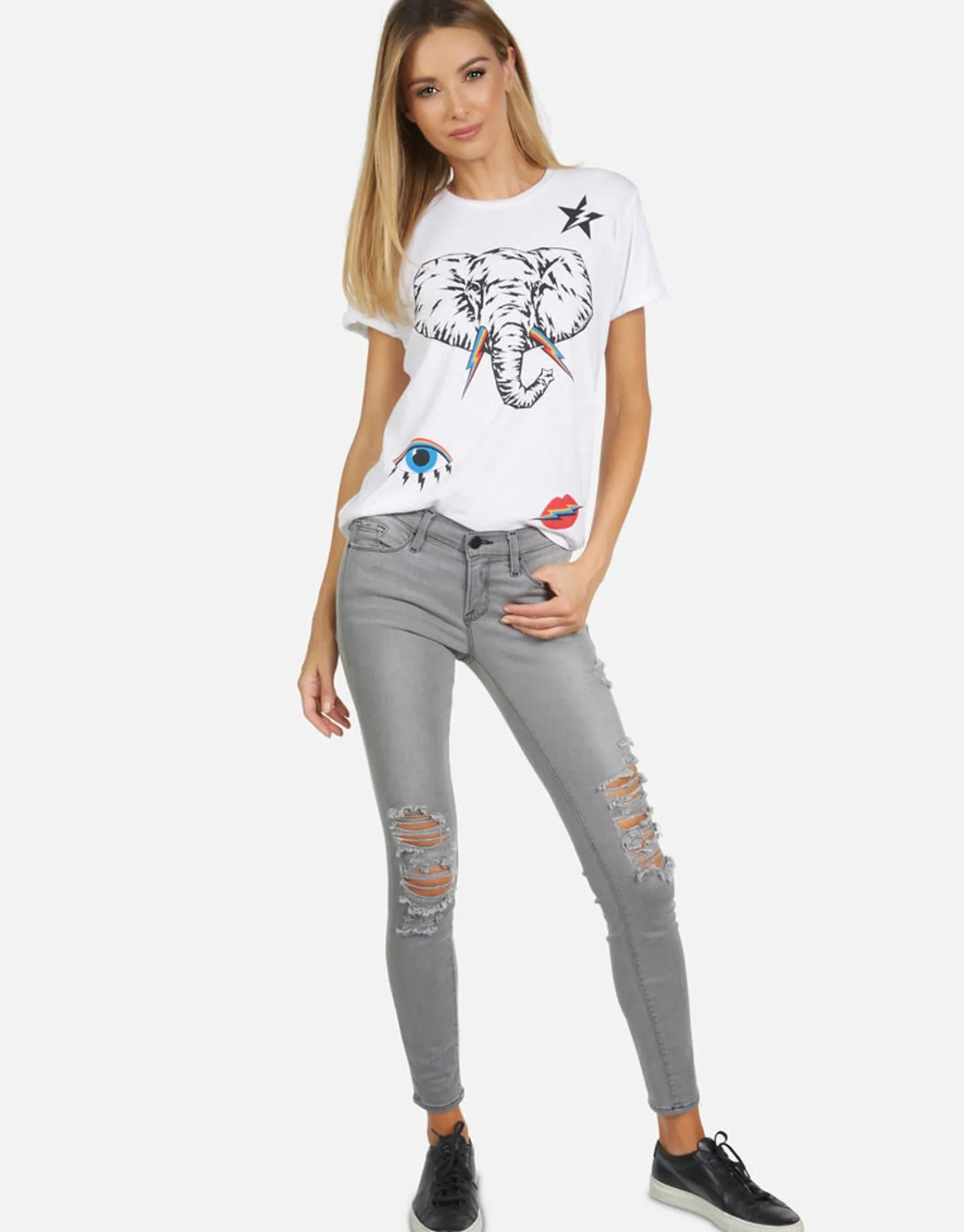 Best Sale Edda Elephant Elements Women Short Sleeve