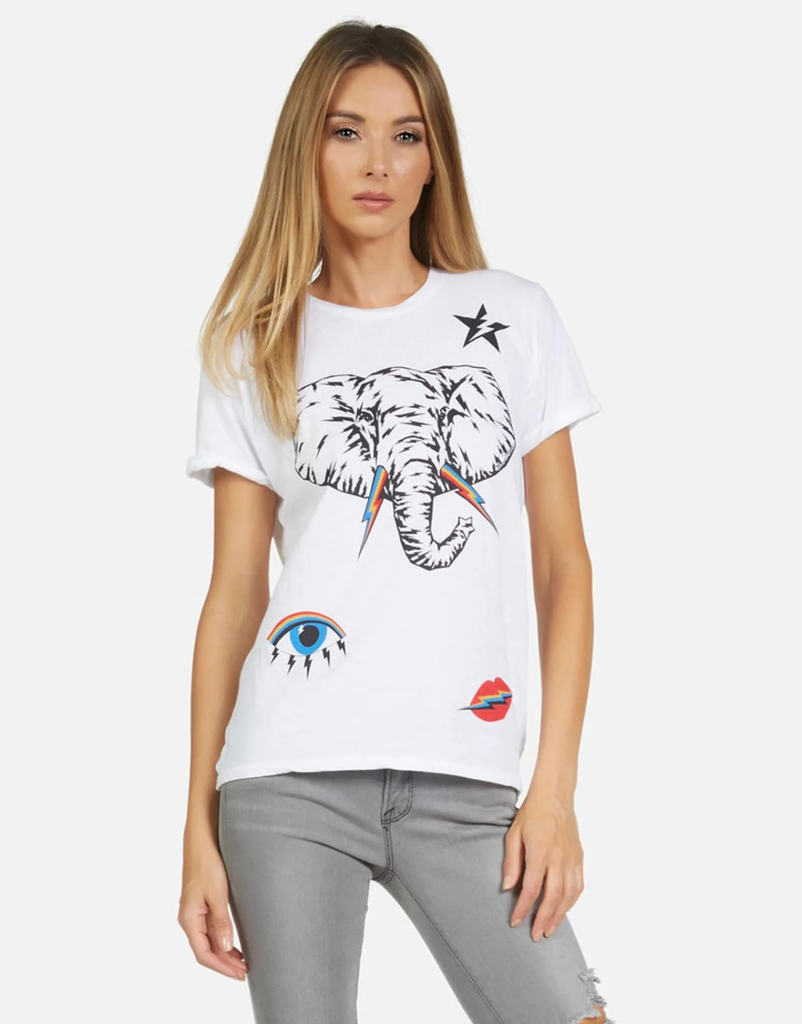 Best Sale Edda Elephant Elements Women Short Sleeve