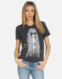 New Edda Hippie Girl Women Short Sleeve