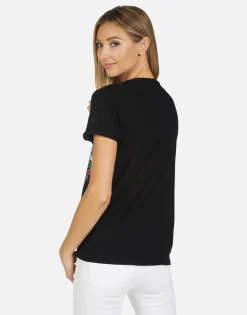 New Edda Lucky Happy Face Women Short Sleeve