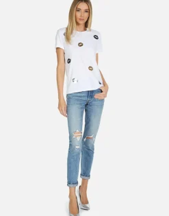 Cheap Edda Mini Kisses Women Short Sleeve