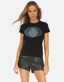 Online Edda Peace Evil Eye Women Short Sleeve