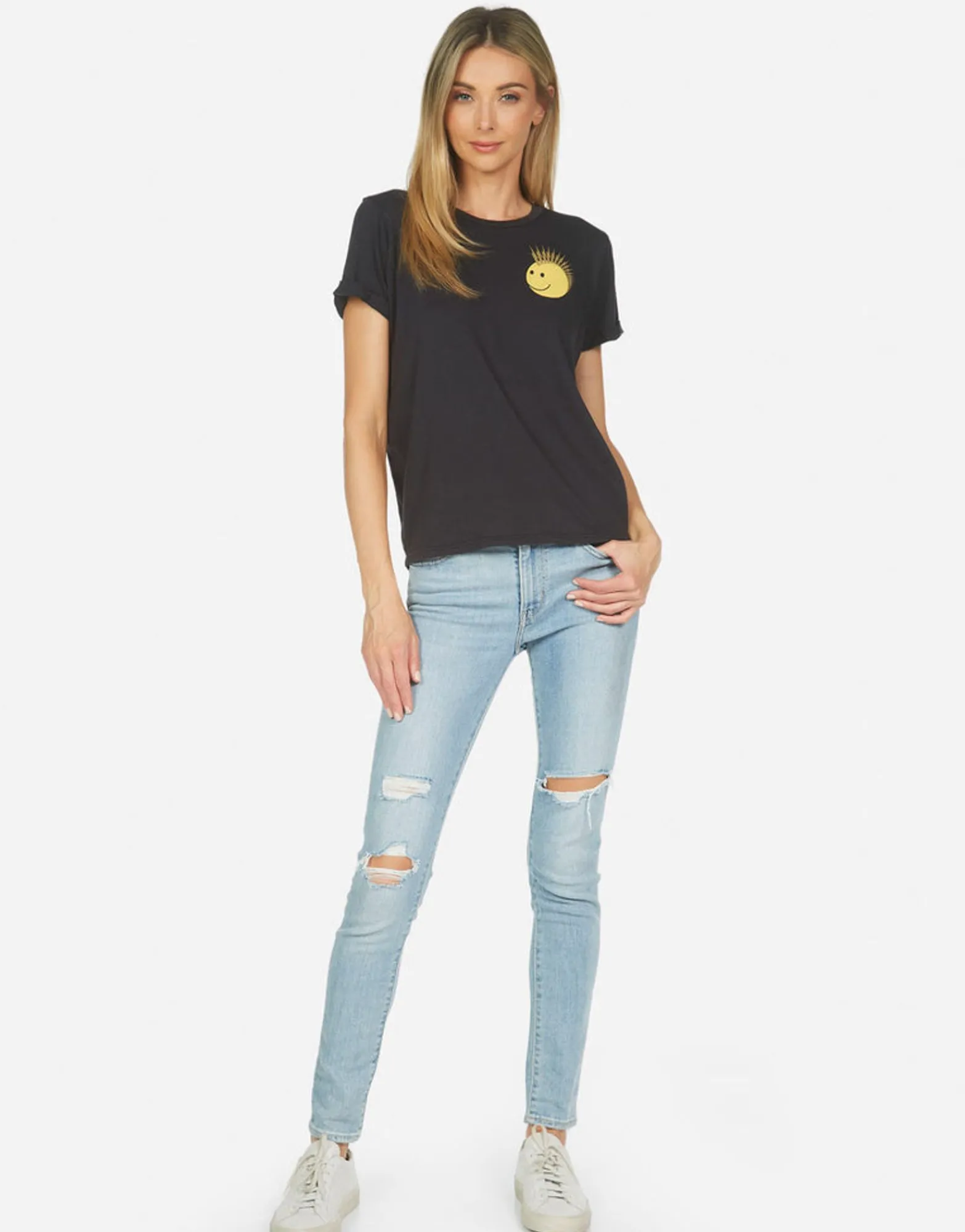 Flash Sale Edda Punk Happy Eye Women Short Sleeve