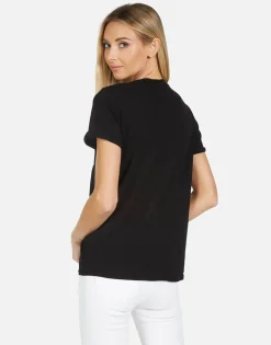Shop Edda X Crystal Stars Pullover Tee Made In Los Angeles California Usa Women Short Sleeve