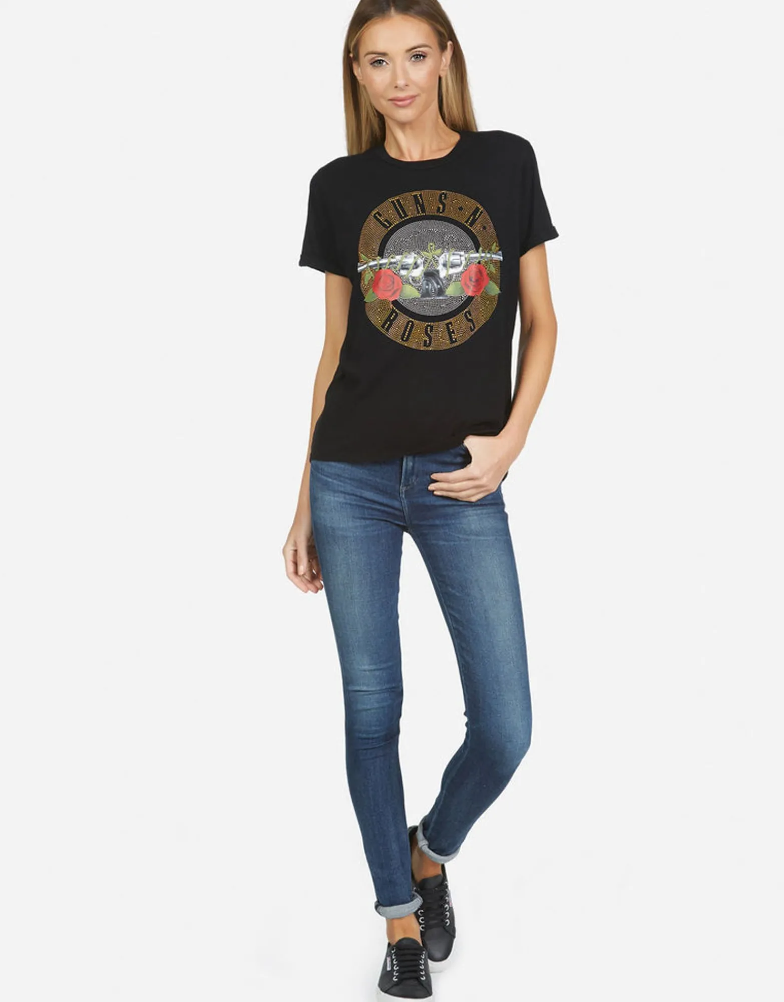 Cheap Edda X Guns N' Roses Women Short Sleeve