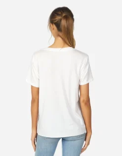 New Elara Happiness Embroidery Women Short Sleeve