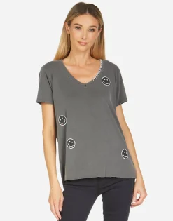 Clearance Elara Peace Love Moshi Women Short Sleeve