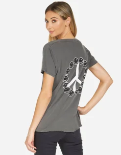 Clearance Elara Peace Love Moshi Women Short Sleeve