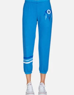 Outlet Electric Evil Eye Crop Sweat Pant | Alana By Women Crop Sweatpants