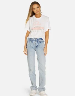 Fashion Elvis Presley Cadillac Crop Tee In | Rue By Women Short Sleeve