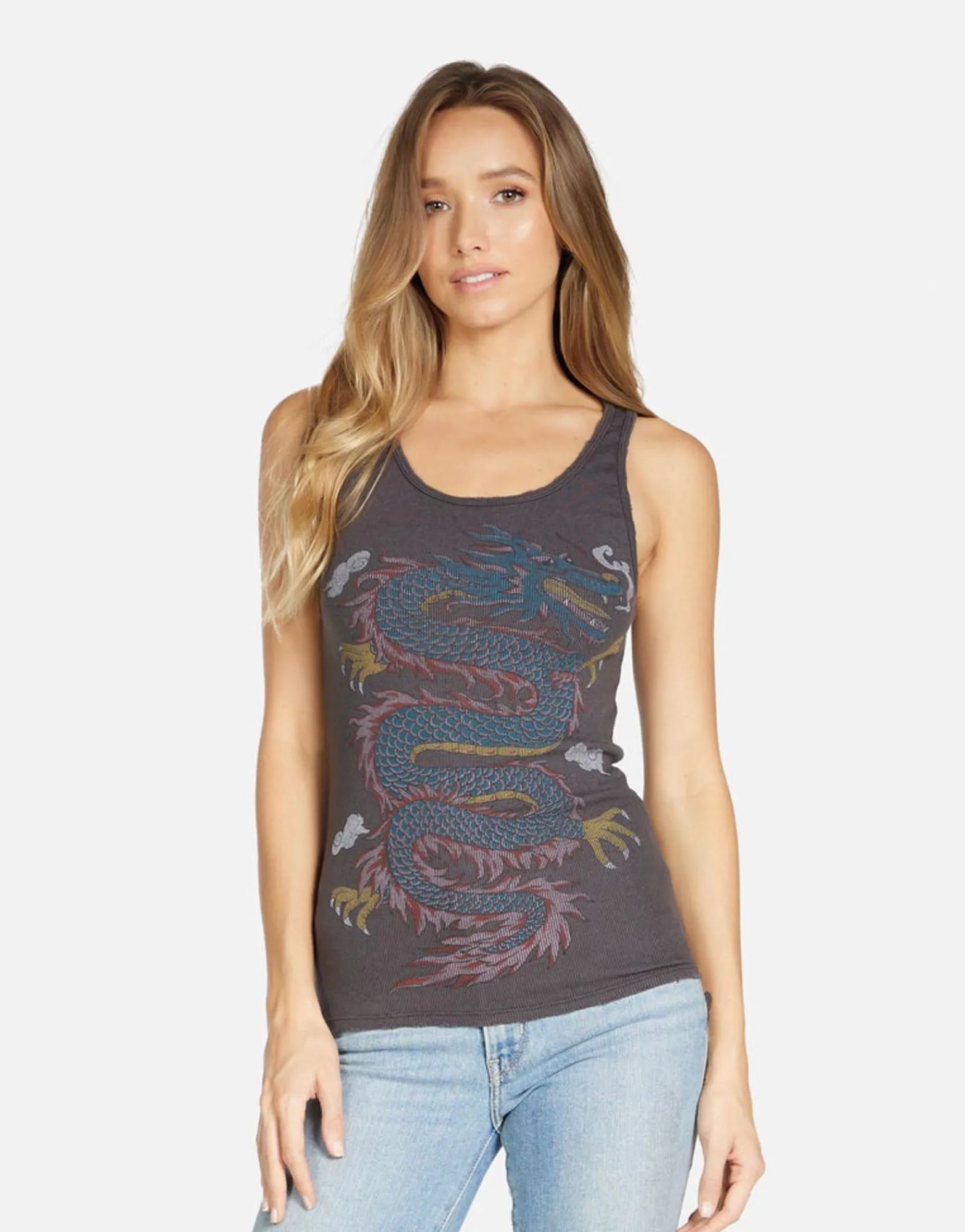 Cheap Esmerelda Vintage Dragon Women Tanks
