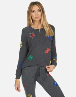 Best Sale Everly Lucky Elements Women Long Sleeve