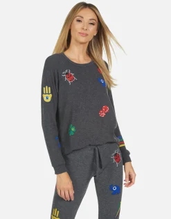 Best Sale Everly Lucky Elements Women Long Sleeve