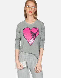 Flash Sale Everly X Pink Boxing Glove Women Long Sleeve