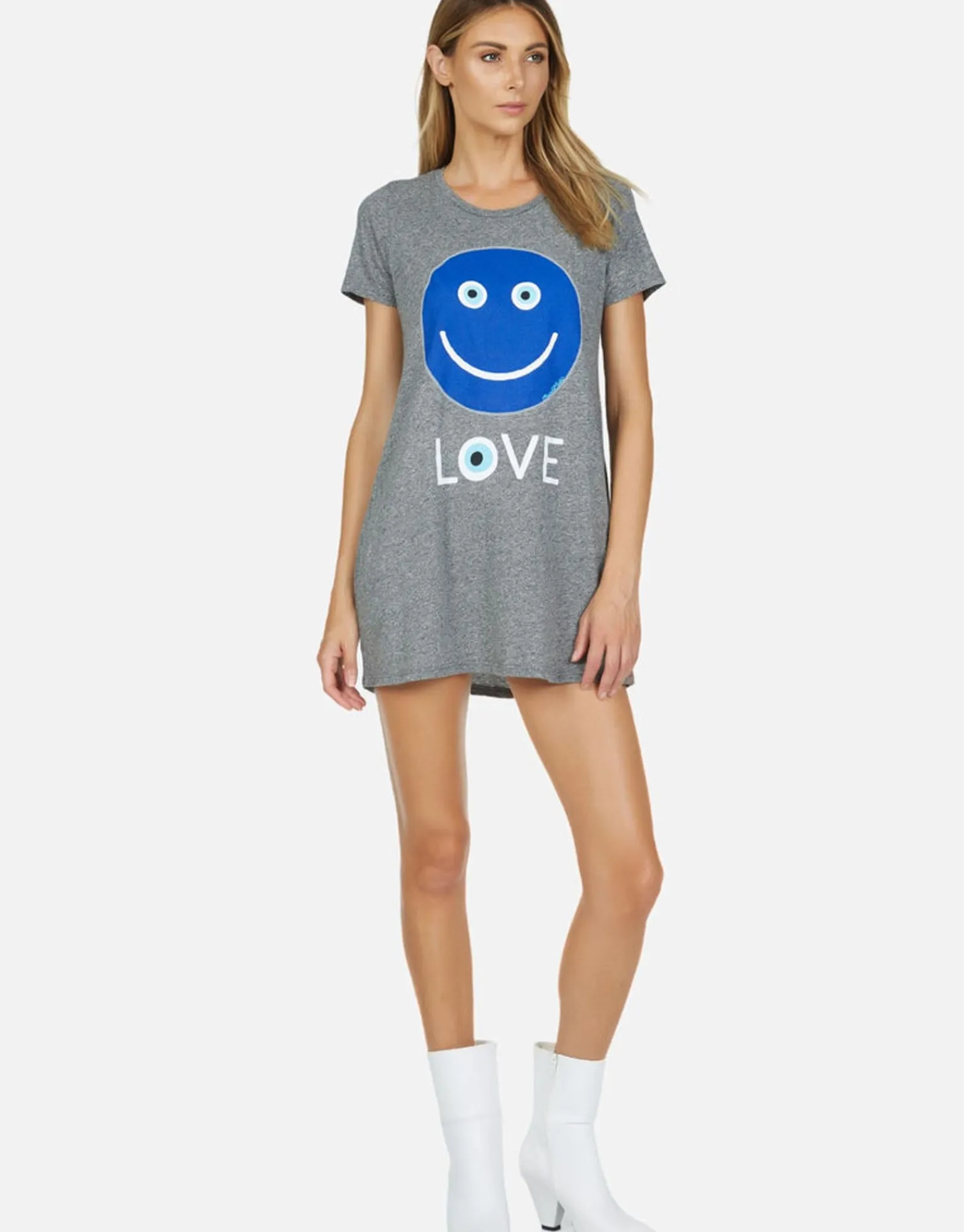 Discount Evil Eye Happyface Ss Mini Dress | Lana By Women Dresses