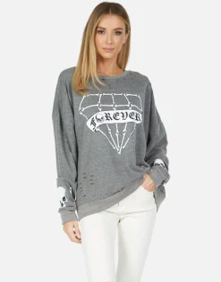 Store Flora Bone Diamond Women Long Sleeve