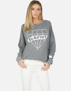 Store Flora Bone Diamond Women Long Sleeve