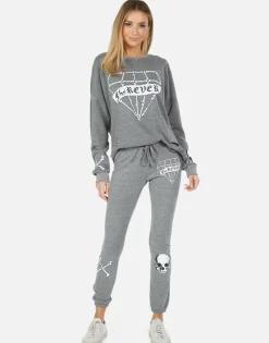 Store Flora Bone Diamond Women Long Sleeve
