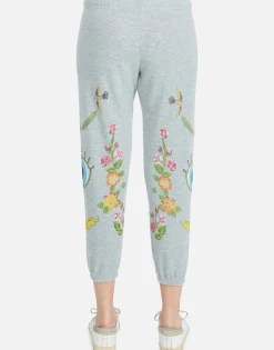Fashion Floral Eye Love Crop Sweatpant | Alana By Women Crop Sweatpants