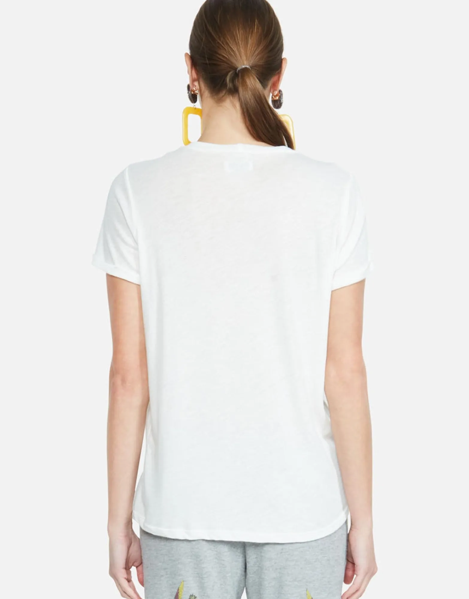 Hot Floral Eye Love Vintage Roll Slv Tee | Edda By Women Short Sleeve