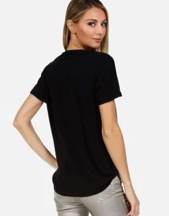 Hot Foil Dripping Star Vintage Ss Tee | Edda By Women Short Sleeve