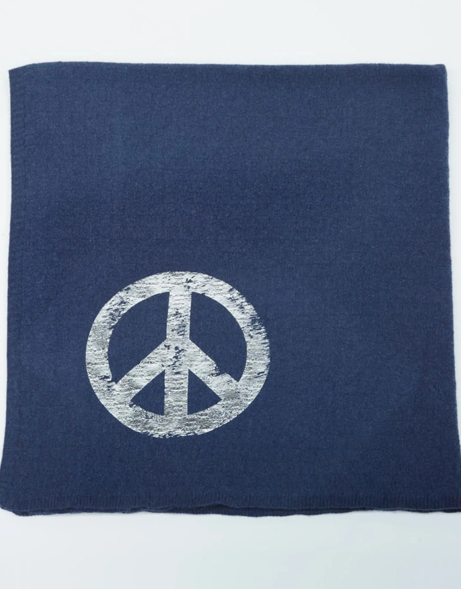 Clearance Foil Vintage Peace Cashmere Blanket Limited Edition W/ Custom Box Women Sweaters & Knits