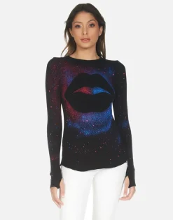Clearance Galaxy Lip L/S Fitted Top W/ Thumbholes | Mckinley X By Women Long Sleeve